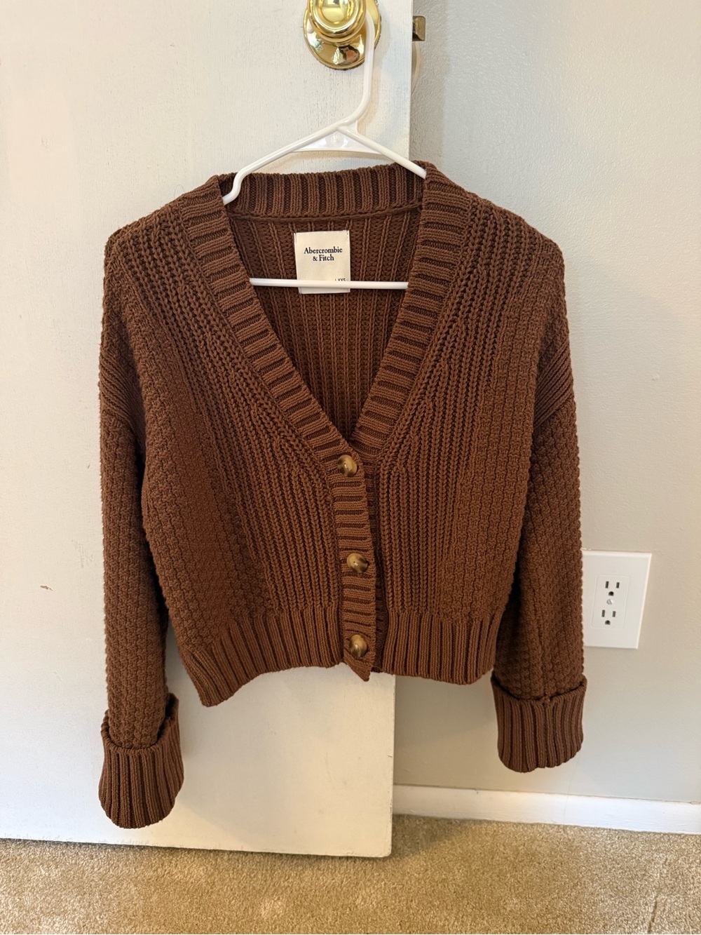 Abercrombie & Fitch The A&F Cameron Seed Stitch Cardigan